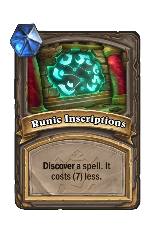 Runic Inscriptions Hearthstone kártya