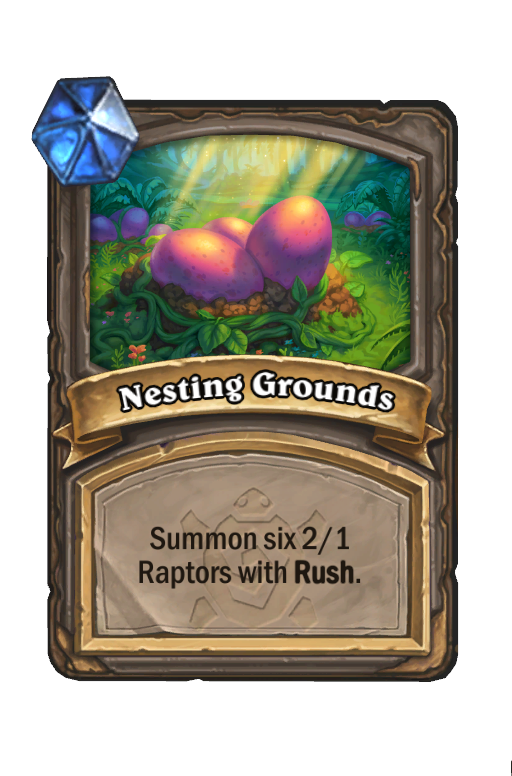 Nesting Grounds Hearthstone kártya