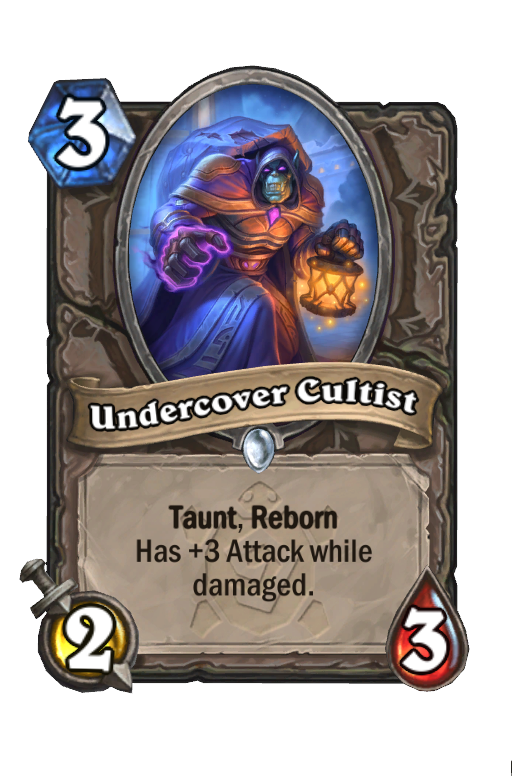 Undercover Cultist Hearthstone kártya