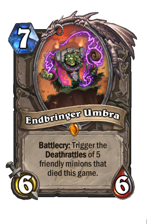 Endbringer Umbra Hearthstone kártya