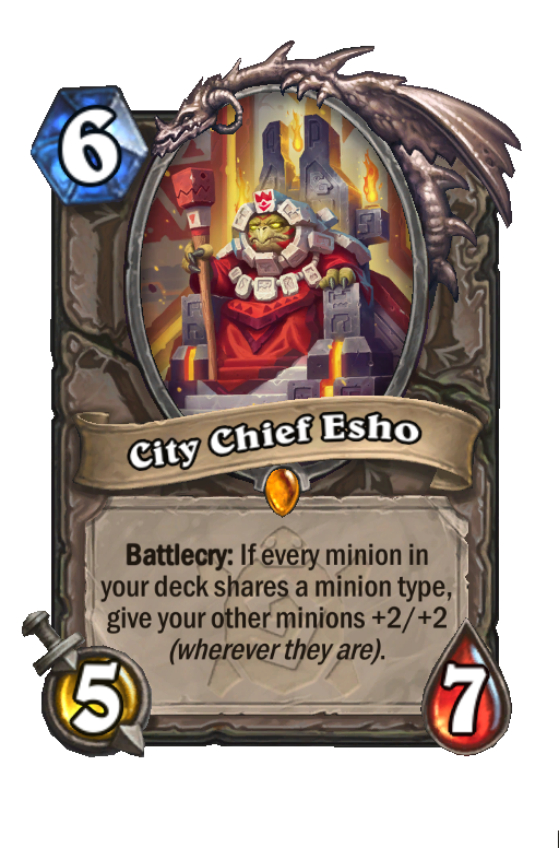 City Chief Esho Hearthstone kártya