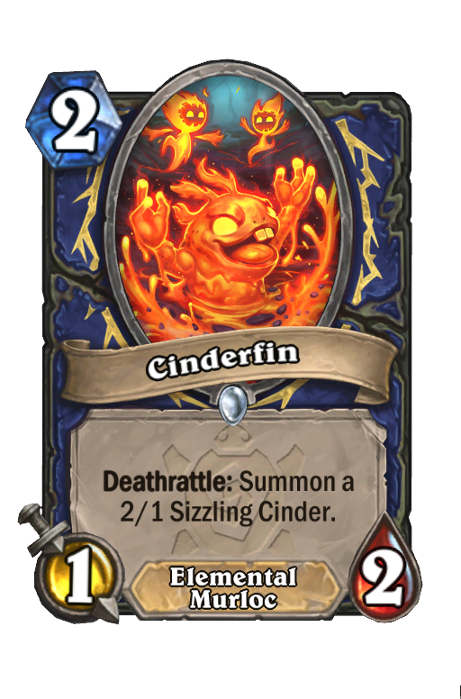 Cinderfin Hearthstone kártya