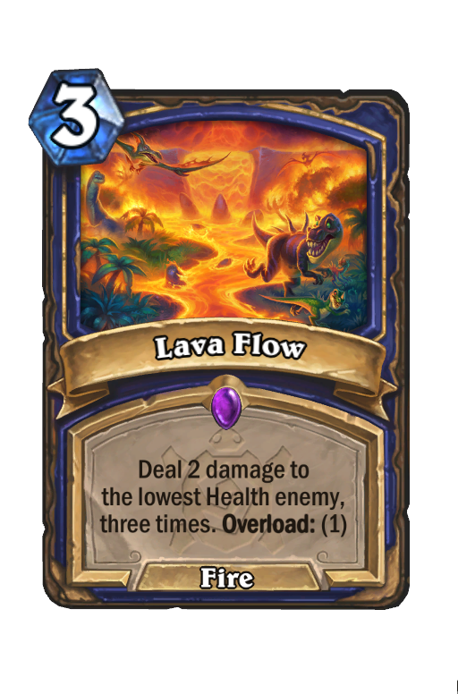 Lava Flow Hearthstone kártya