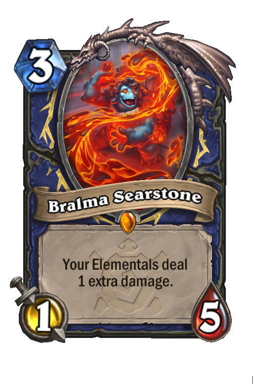Bralma Searstone Hearthstone kártya