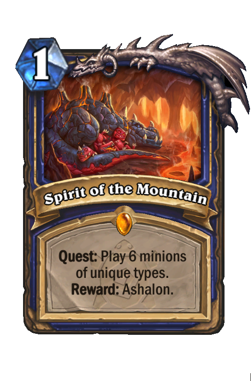 Spirit of the Mountain Hearthstone kártya