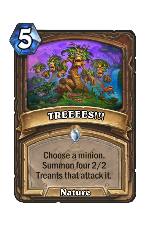 TREEEES!!! Hearthstone kártya