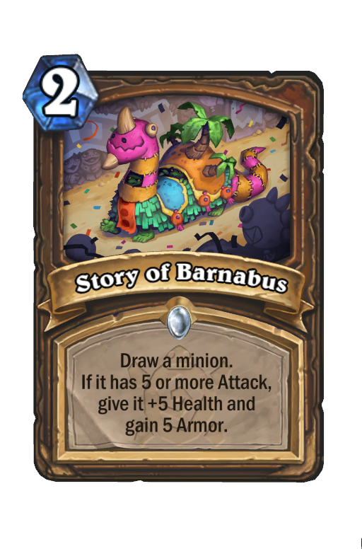 Story of Barnabus Hearthstone kártya