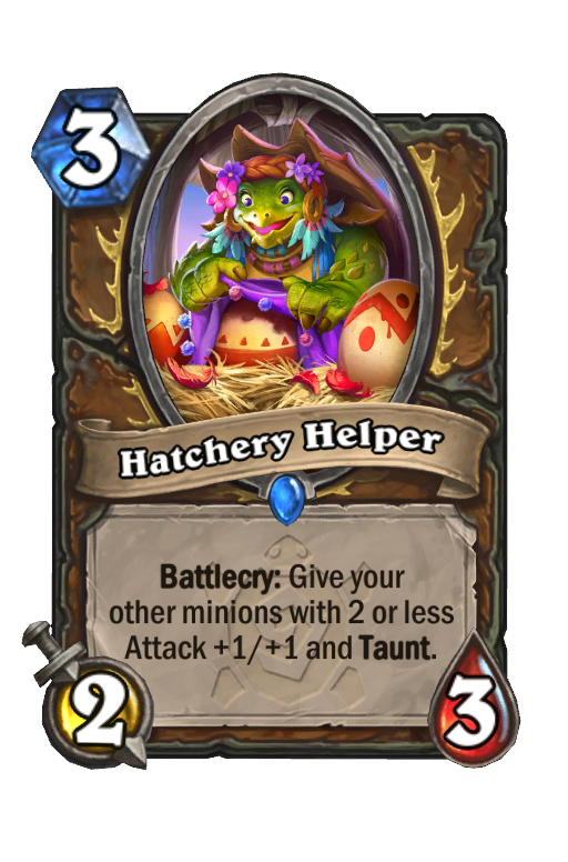 Hatchery Helper Hearthstone kártya