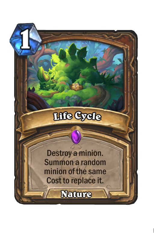 Life Cycle Hearthstone kártya