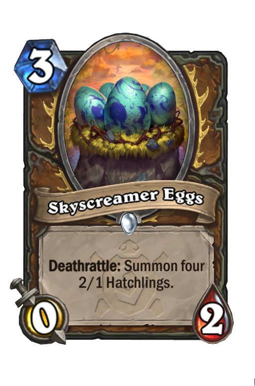 Skyscreamer Eggs Hearthstone kártya