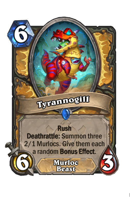 Tyrannogill Hearthstone kártya