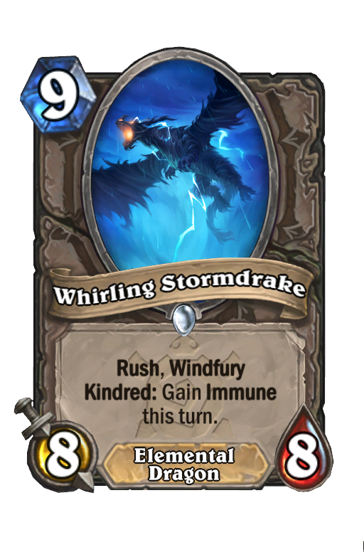 Whirling Stormdrake Hearthstone kártya