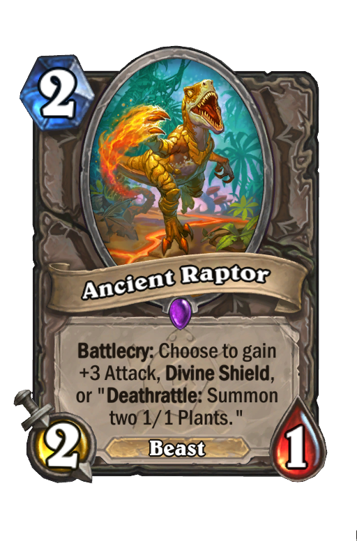Ancient Raptor Hearthstone kártya