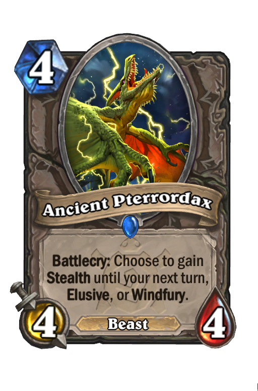 Ancient Pterrordax Hearthstone kártya
