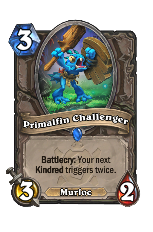 Primalfin Challenger Hearthstone kártya