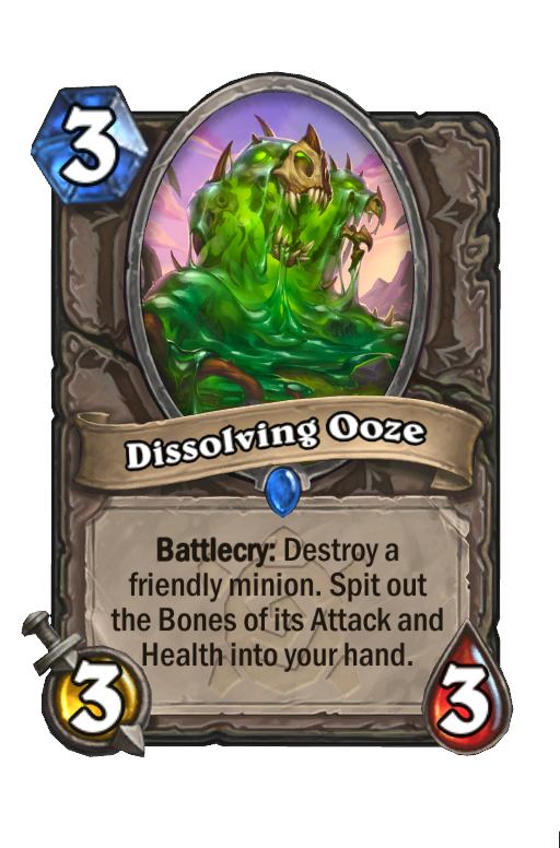 Dissolving Ooze Hearthstone kártya