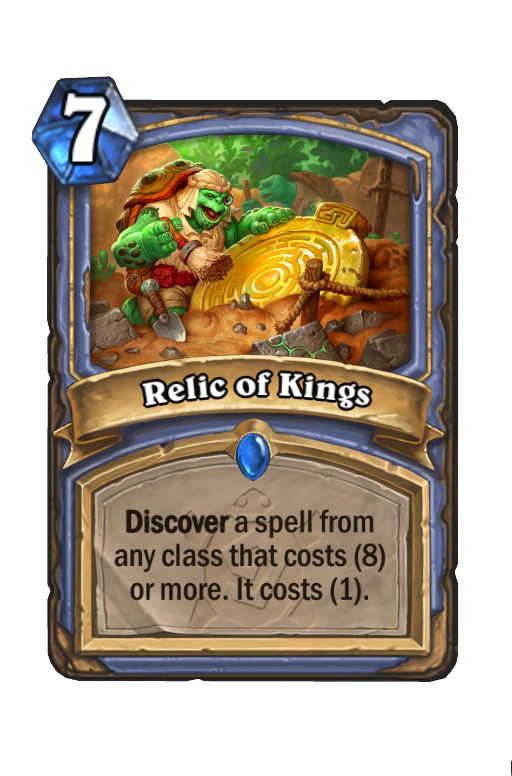 Relic of Kings Hearthstone kártya