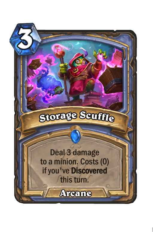Storage Scuffle Hearthstone kártya