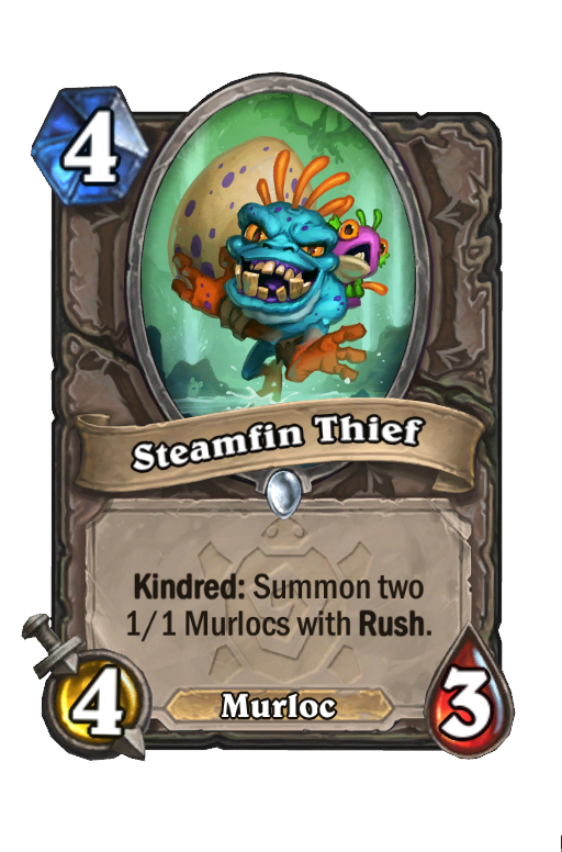 Steamfin Thief Hearthstone kártya