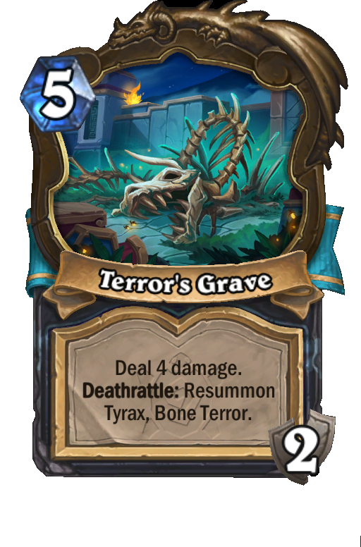Terror's Grave Hearthstone kártya