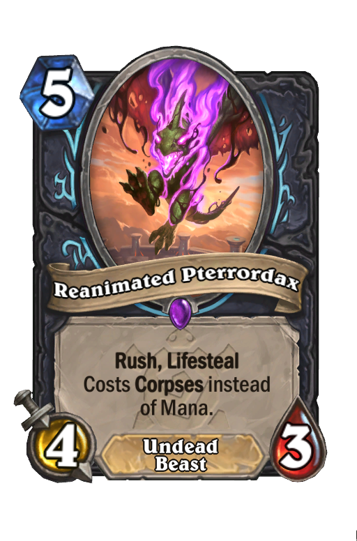 Reanimated Pterrordax Hearthstone kártya