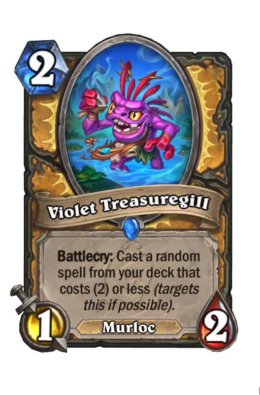 Violet Treasuregill Hearthstone kártya