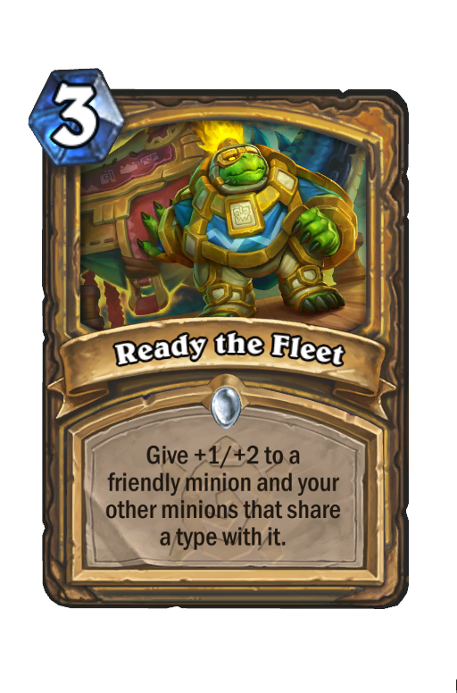 Ready the Fleet Hearthstone kártya