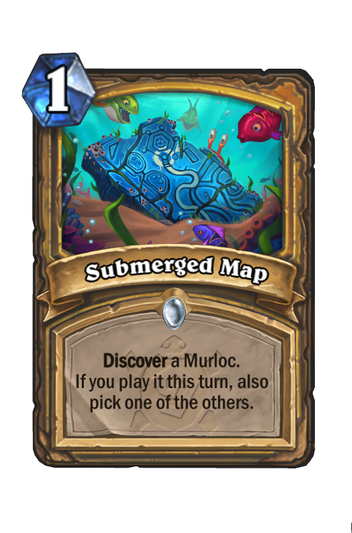 Submerged Map Hearthstone kártya