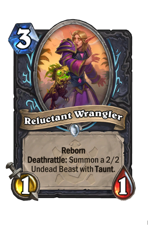 Reluctant Wrangler Hearthstone kártya