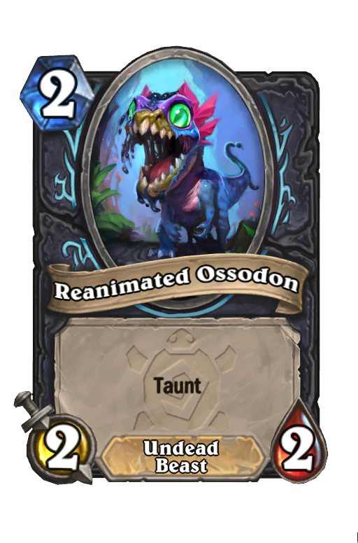 Reanimated Ossodon Hearthstone kártya