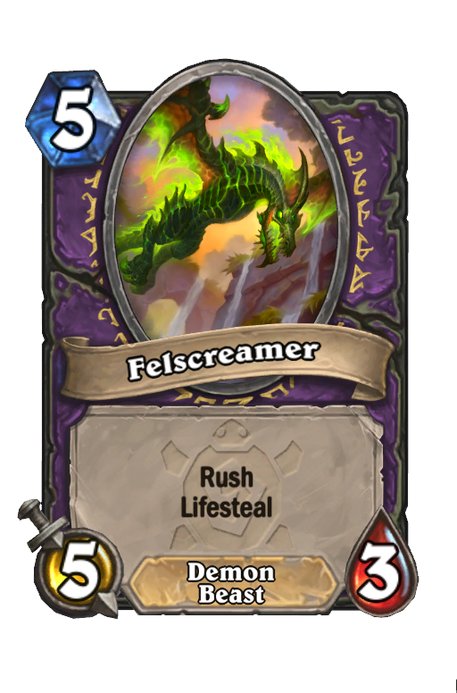 Felscreamer Hearthstone kártya