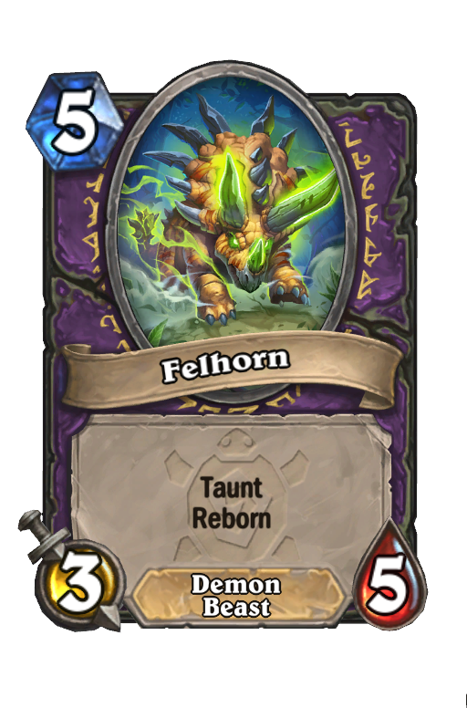 Felhorn Hearthstone kártya