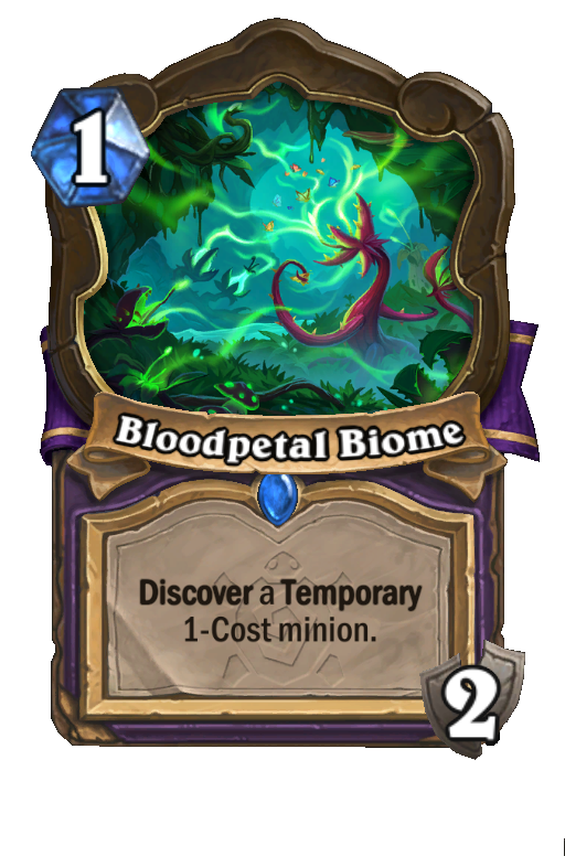 Bloodpetal Biome Hearthstone kártya