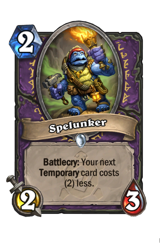 Spelunker Hearthstone kártya