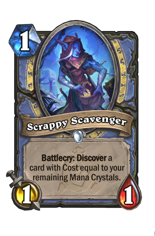 Scrappy Scavenger Hearthstone kártya