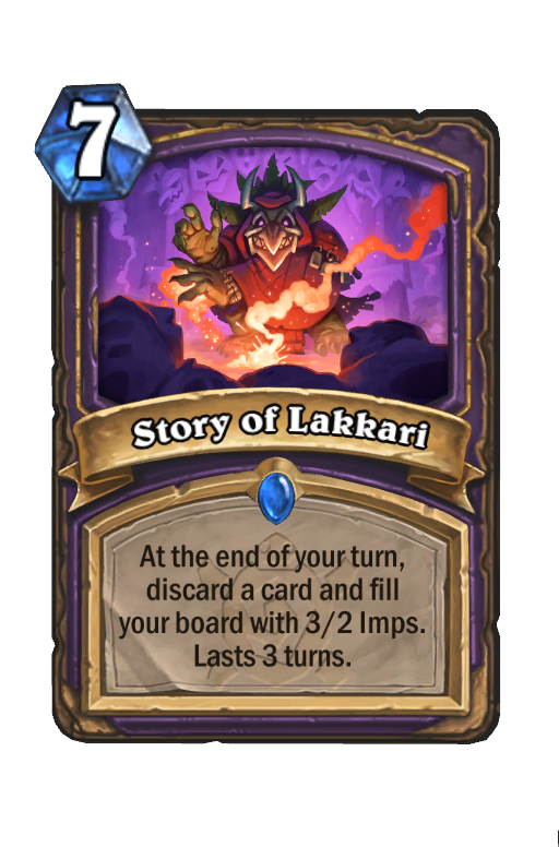 Story of Lakkari Hearthstone kártya