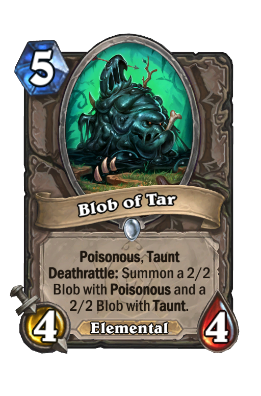 Blob of Tar Hearthstone kártya