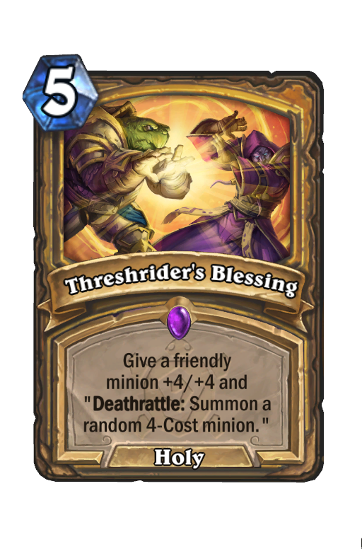 Threshrider's Blessing Hearthstone kártya