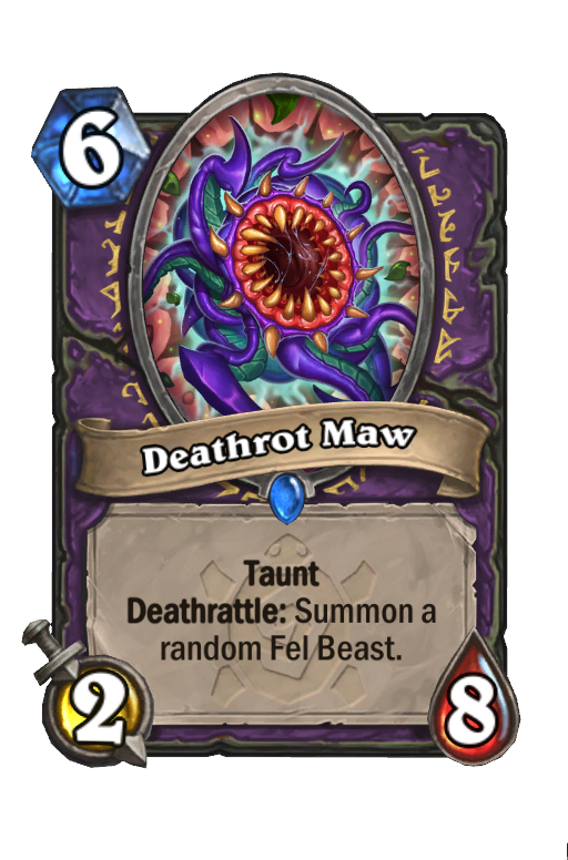 Deathrot Maw Hearthstone kártya