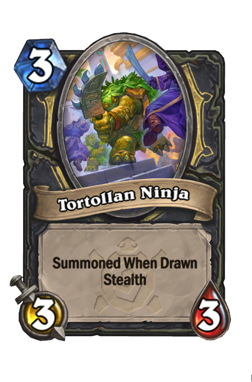 Tortollan Ninja Hearthstone kártya