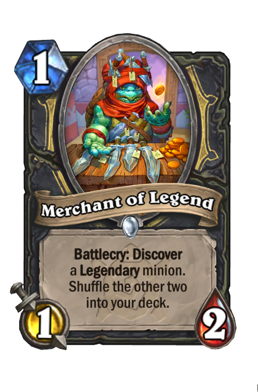 Merchant of Legend Hearthstone kártya