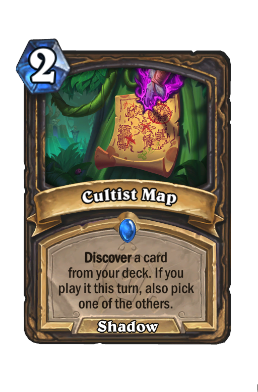 Cultist Map Hearthstone kártya
