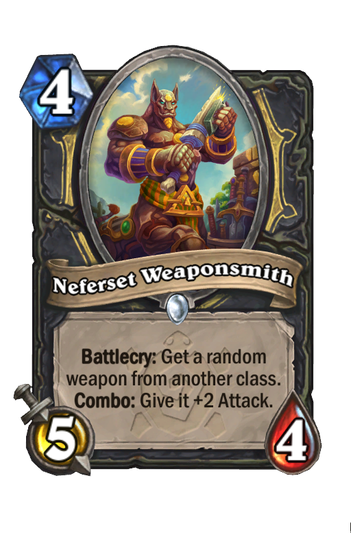 Neferset Weaponsmith Hearthstone kártya