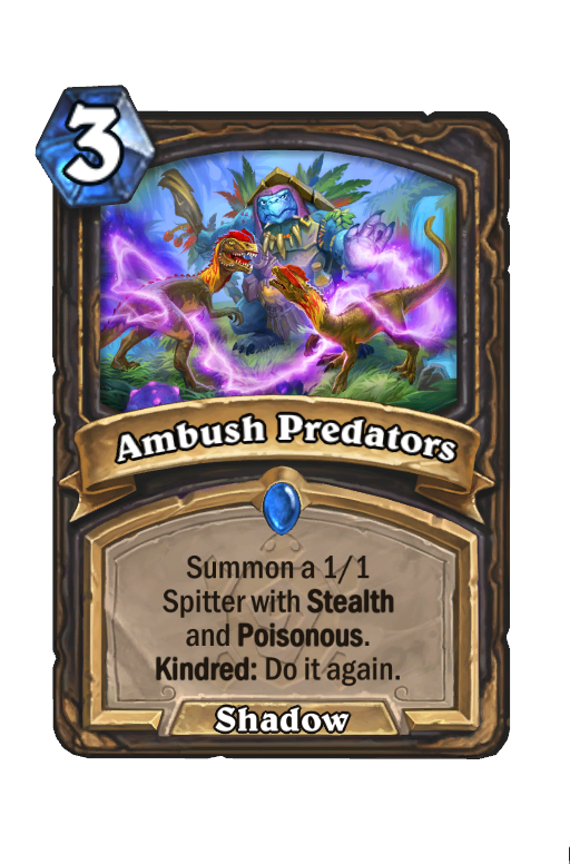 Ambush Predators Hearthstone kártya