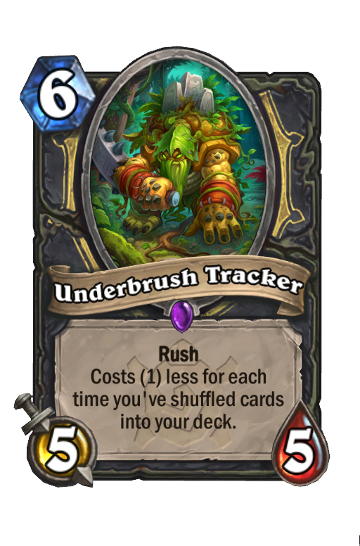 Underbrush Tracker Hearthstone kártya