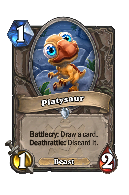 Platysaur Hearthstone kártya