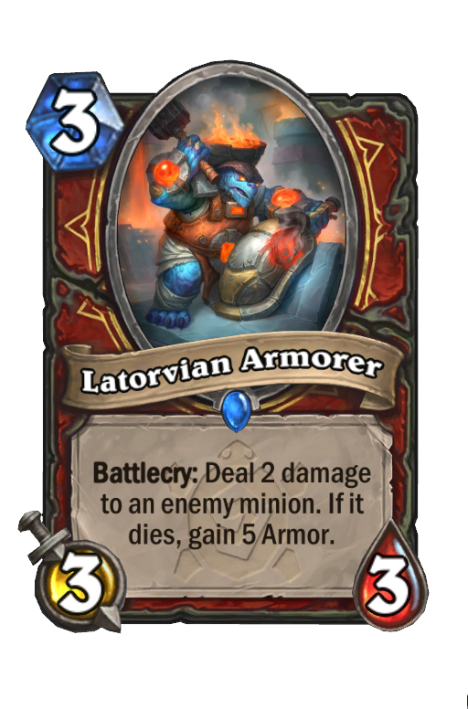 Latorvian Armorer Hearthstone kártya