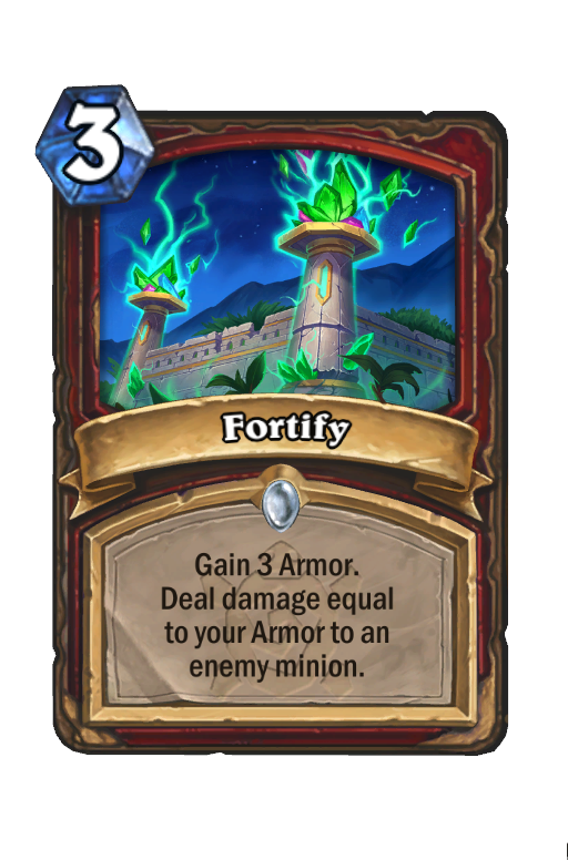 Fortify Hearthstone kártya