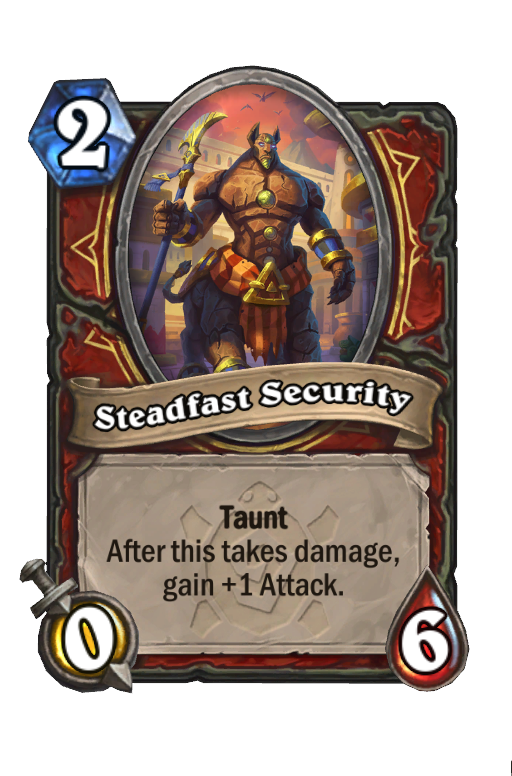 Steadfast Security Hearthstone kártya