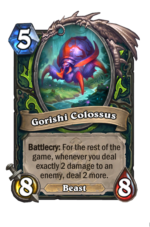 Gorishi Colossus Hearthstone kártya
